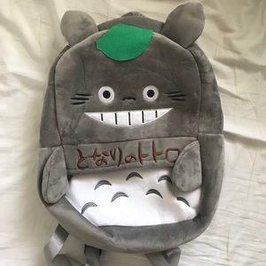 Totoro Plush Anime Backpack Soft Studio Ghibli